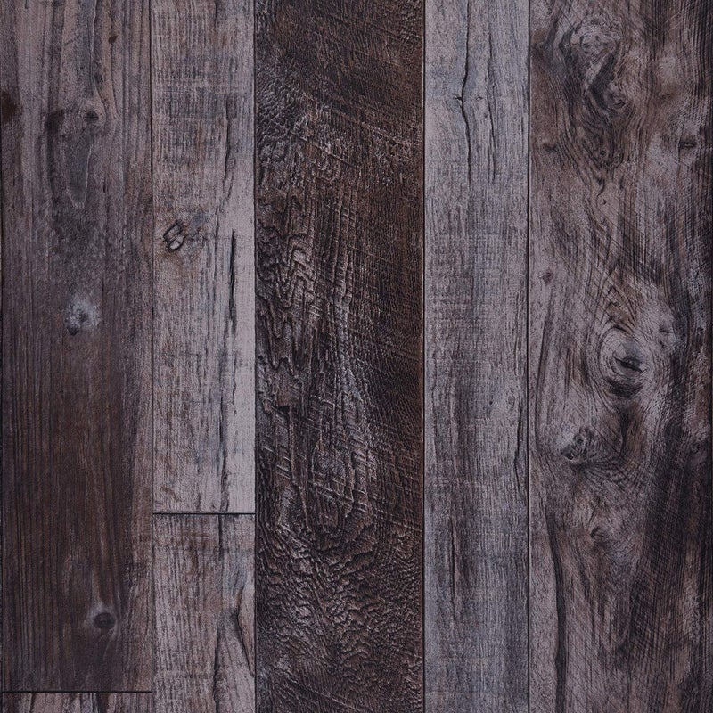 WENMER 17.71" x 118" Grey Wood Peel and Stick Shiplap Self-Adhesive Wallpaper Planks for Countertop, Cabinet, Shelf, Wall, Door - Image 1